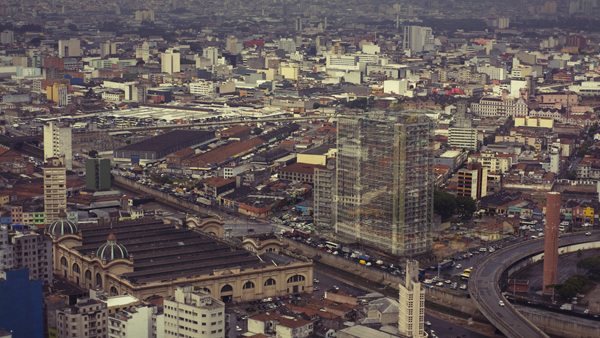 Edificio Mercurio e Sao Vito visto do Banespa. Arquivo Final. Morar 2011.